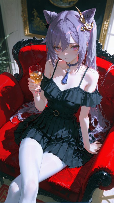 原神刻晴猫耳动漫手机壁纸