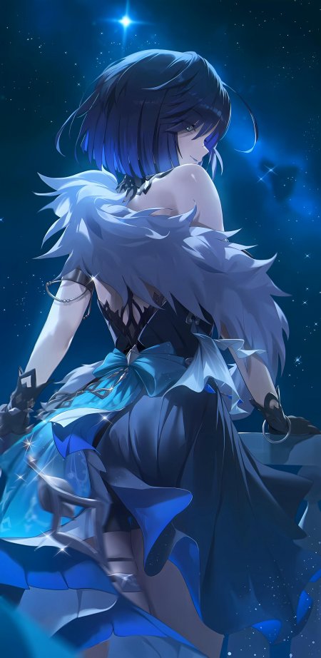 原神夜兰星海动漫手机壁纸