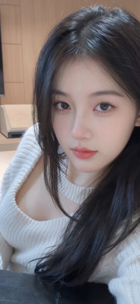 居家躺姿白背心黑短裤休闲人物手机壁纸