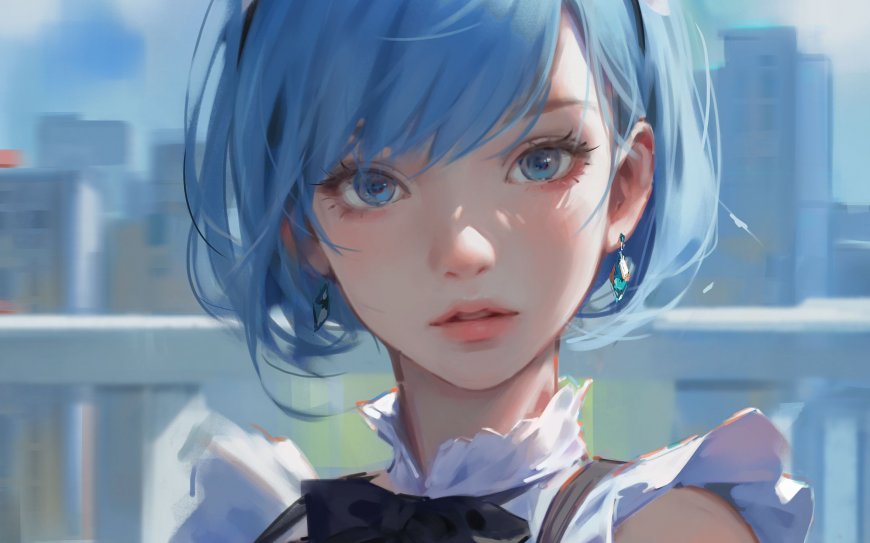 从零开始异界生活雷姆女仆少女二次元动漫电脑壁纸