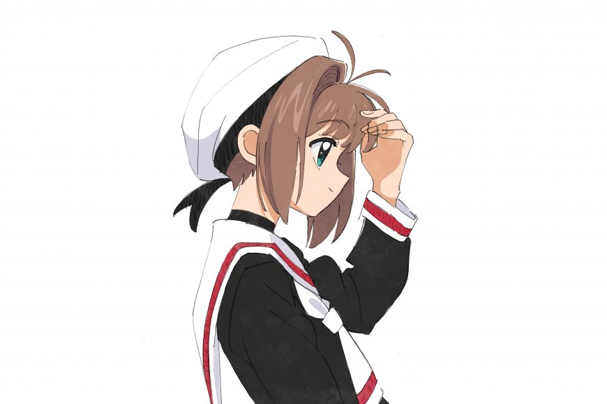 魔卡少女樱木之本樱校服侧颜二次元动漫电脑壁纸