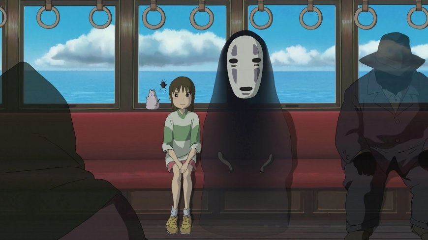 千与千寻海原铁道千寻无脸男二次元动漫电脑壁纸