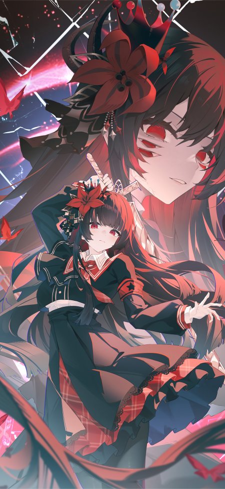 崩坏·星穹铁道花火红黑少女游戏手机壁纸