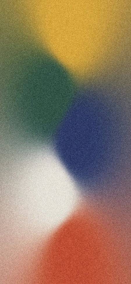 黄绿蓝橙颗粒渐变氛围纹理抽象手机壁纸
