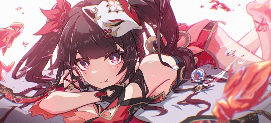 崩坏·星穹铁道花火双马尾面具少女游戏电脑壁纸