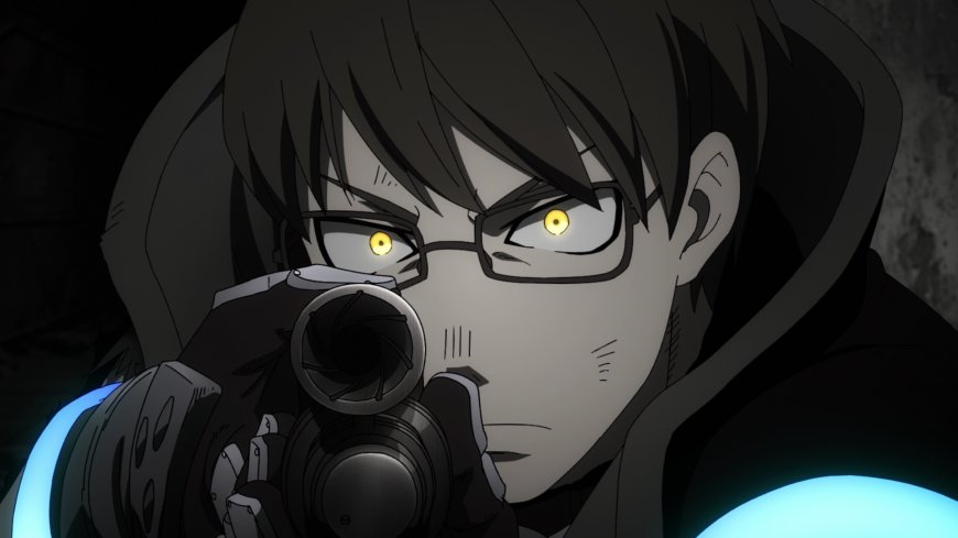 炎炎消防队日下部琢也持枪少年二次元动漫电脑壁纸