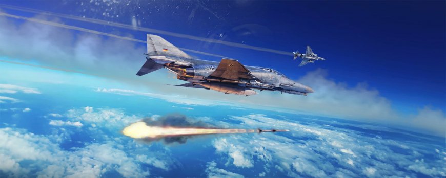 战争雷霆幽灵战机导弹空战军事电脑壁纸