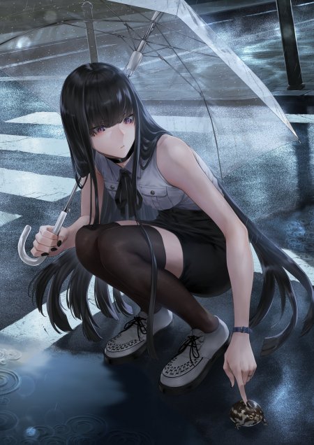 命运冠位指定阿龙JK制服少女游戏手机壁纸