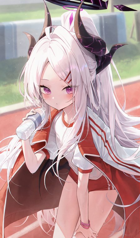 碧蓝档案空崎日奈运动少女游戏手机壁纸