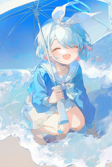 碧蓝档案阿罗娜JK制服少女游戏手机壁纸