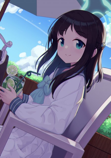 碧蓝档案栗村爱莉JK制服游戏手机壁纸