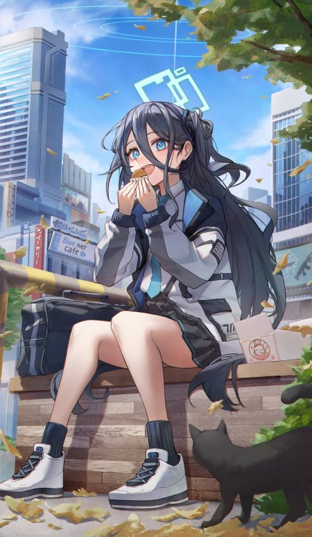碧蓝档案爱丽丝JK制服少女游戏手机壁纸