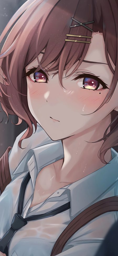 偶像大师樋口圆香JK制服少女游戏手机壁纸