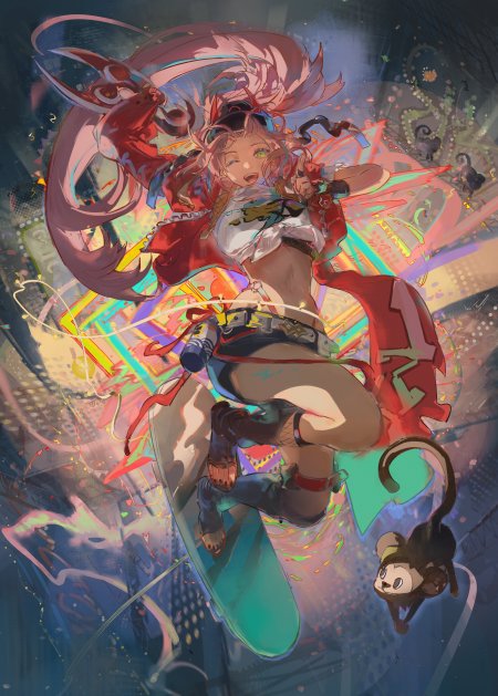 崩坏·星穹铁道乱破滑板少女游戏手机壁纸