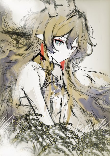 明日方舟黍兽耳娘少女游戏手机壁纸