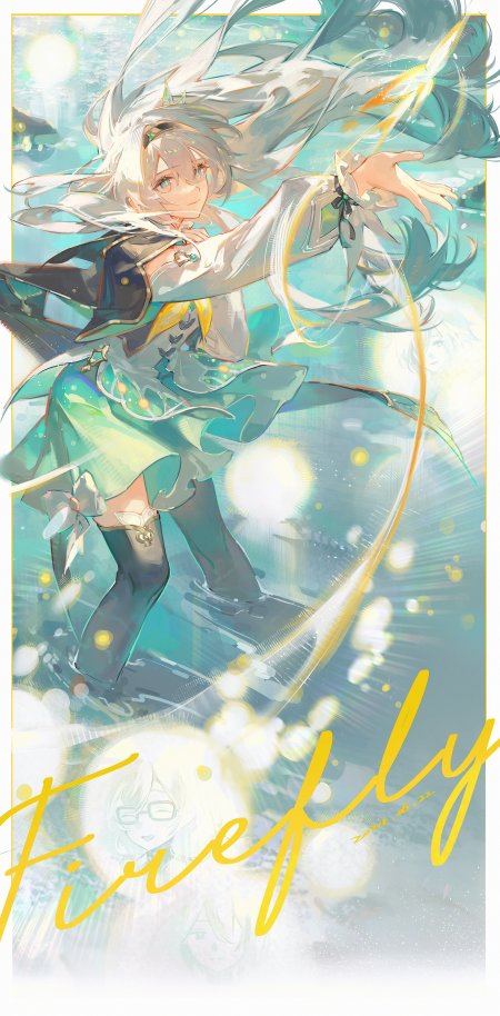 崩坏·星穹铁道流萤伸手少女游戏手机壁纸