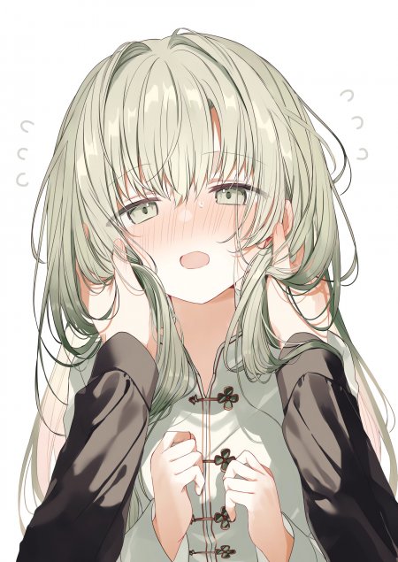 圣女与黑牧师脸红少女动漫手机壁纸