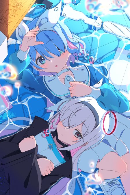 碧蓝档案水中JK制服少女游戏手机壁纸
