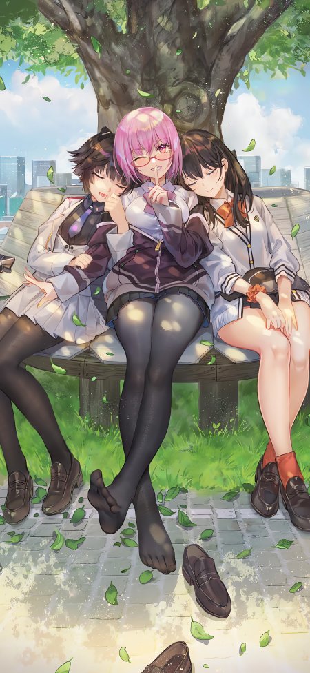 古立特六花茜JK制服少女动漫手机壁纸