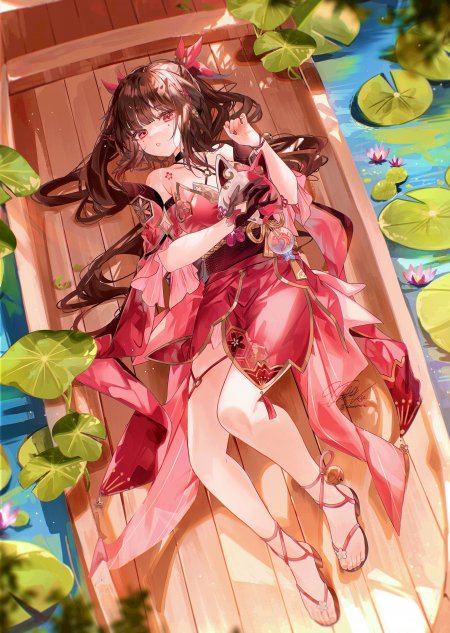 崩坏·星穹铁道花火荷塘少女游戏手机壁纸