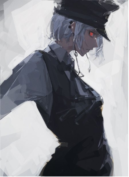 电锯人法米戴帽制服少女动漫手机壁纸