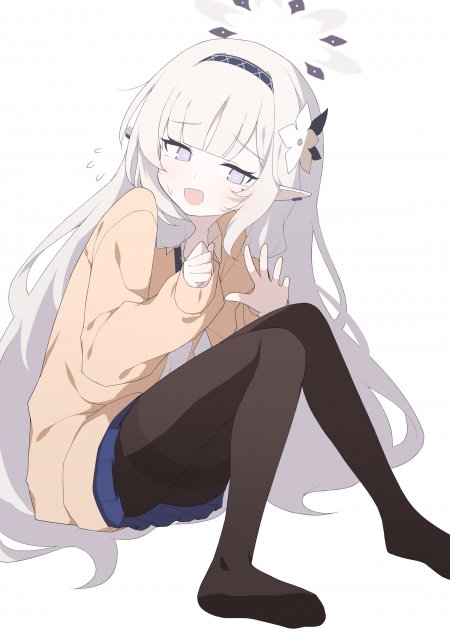 碧蓝档案明星日鞠毛衣少女游戏手机壁纸