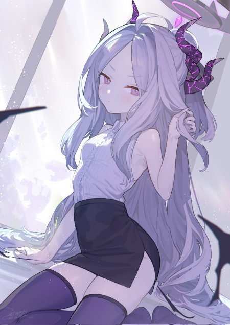 碧蓝档案空崎日奈少女游戏手机壁纸