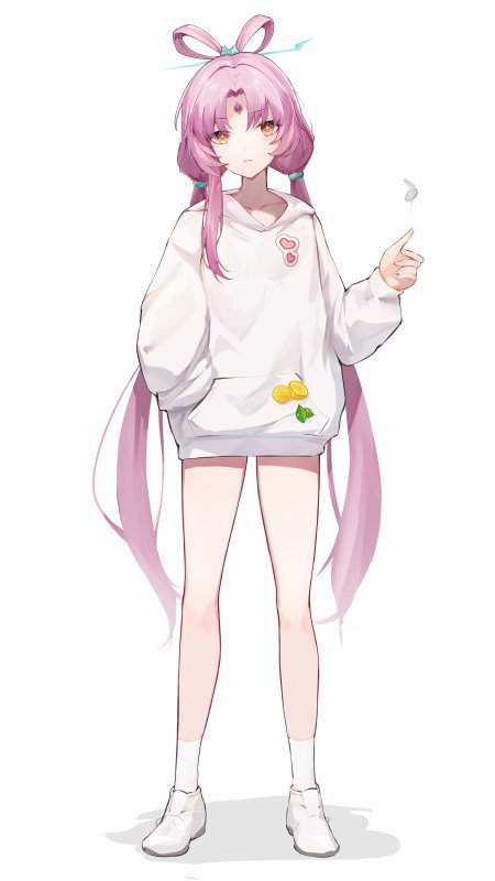 崩坏·星穹铁道符玄卫衣少女游戏手机壁纸