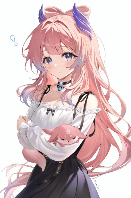 原神珊瑚宫心海抱狐少女游戏手机壁纸