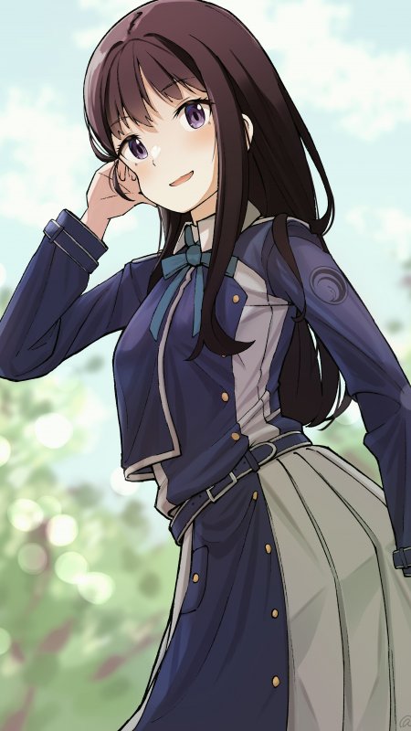 莉可丽丝泷奈JK制服少女动漫手机壁纸