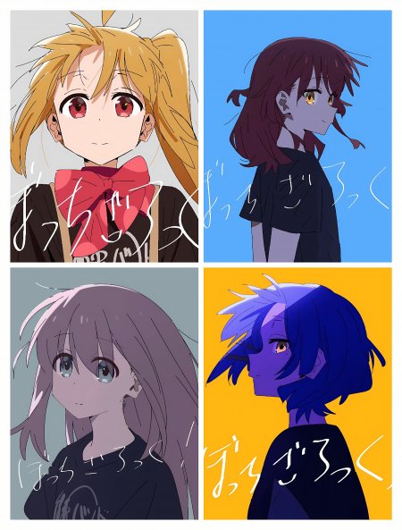孤独摇滚四格乐队少女动漫手机壁纸