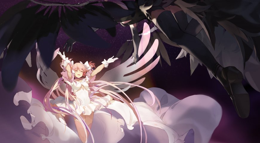 魔法少女小圆圆神晓美焰二次元动漫电脑壁纸
