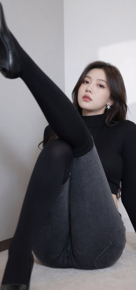大长腿丝袜美腿性感美女手机壁纸