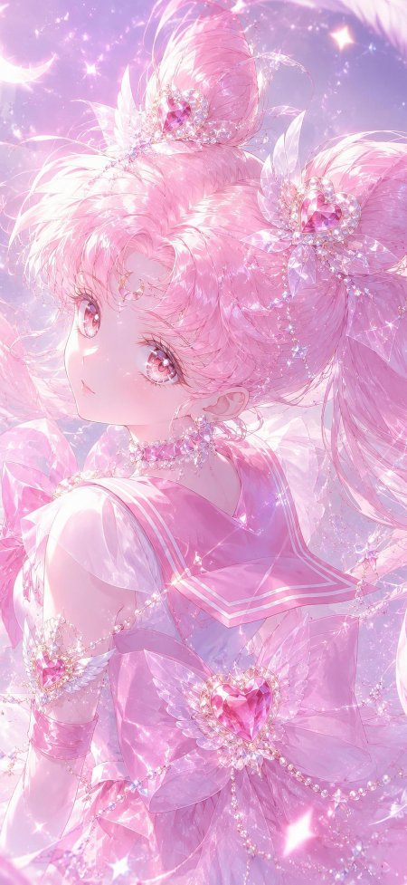 美少女战士小小兔粉发小萝莉动漫手机壁纸