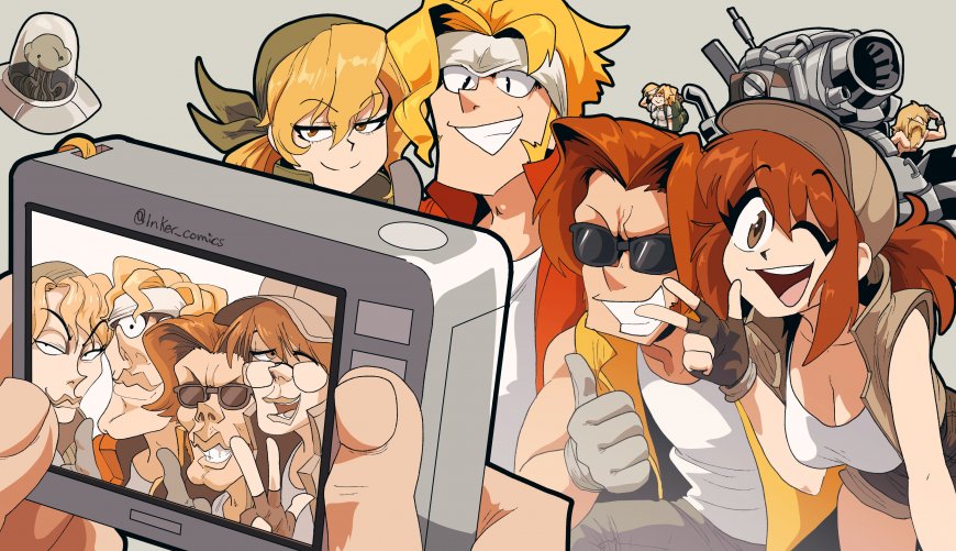 InkerComics角色合影搞怪自拍粉