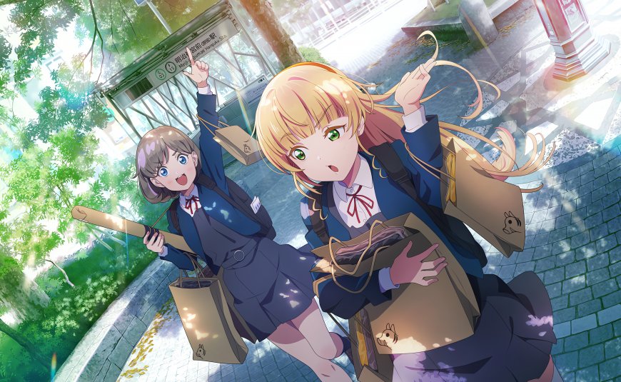 LoveLive虹咲学园少女购物阳光动漫