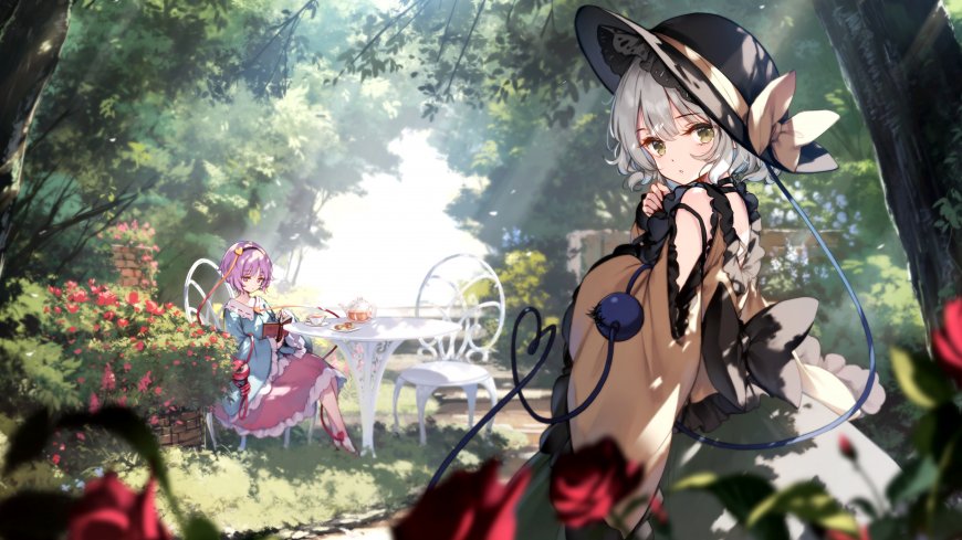 东方Project花园下午茶唯美二次元电脑壁纸