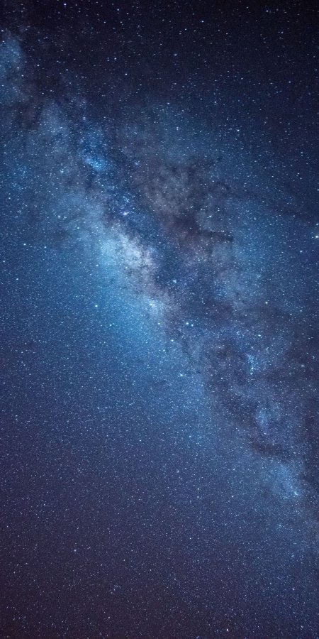 银河星云璀璨深蓝太空科幻手机壁纸1