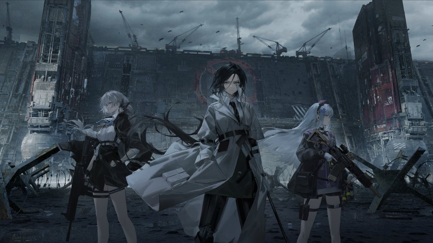 少女前线持枪少女末日废土动漫电脑壁纸