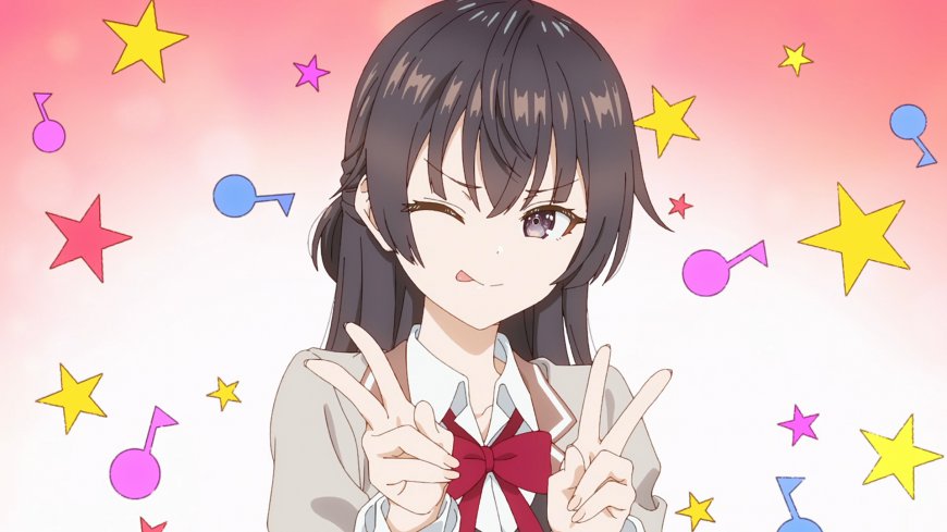 青春猪头少年不会梦到兔女郎学姐樱岛麻衣比耶粉紫动漫电脑壁纸