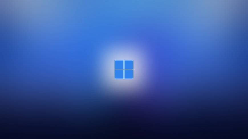 11标志蓝光渐变简约科技感创意抽象纹理电脑壁纸