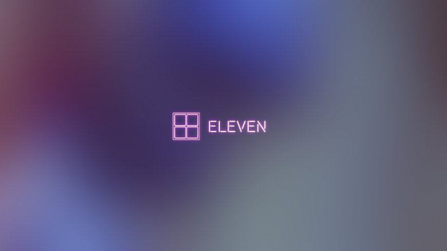 品牌霓虹标志紫蓝渐变创意抽象纹理电脑壁纸