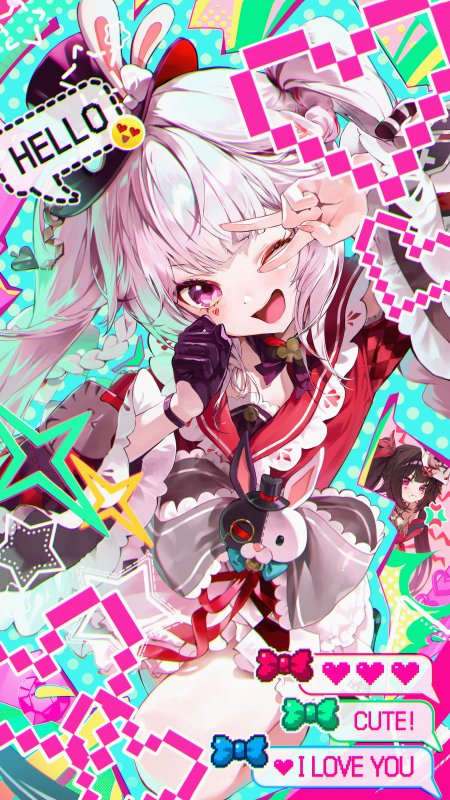 绝区零艾莲白发少女可爱手机壁纸