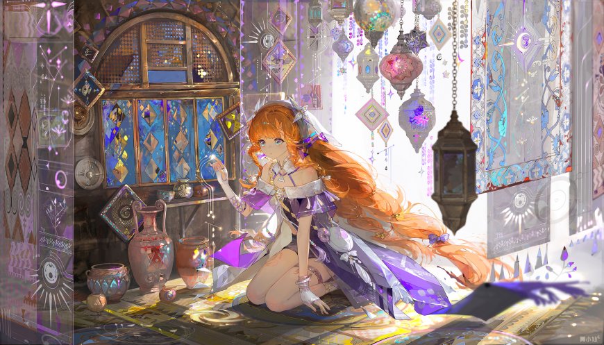 崩坏星穹铁道橙发少女异域风情动漫电脑壁纸