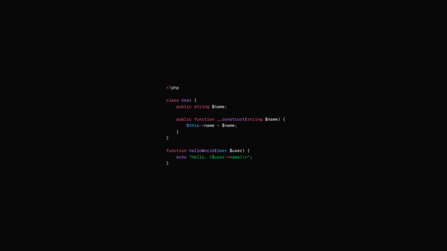 PHP代码编辑器深色背景语法高亮编程开发创意电脑壁纸