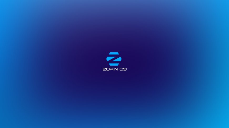 系统标志蓝紫渐变科技感创意电脑壁纸
