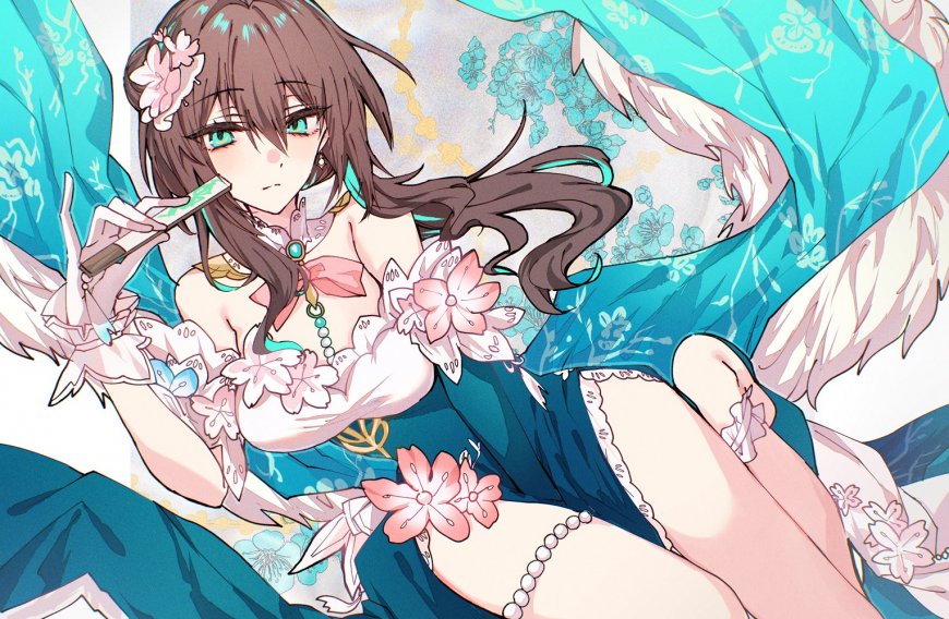 崩坏星穹铁道阮梅青衣花卉少女动漫电脑壁纸