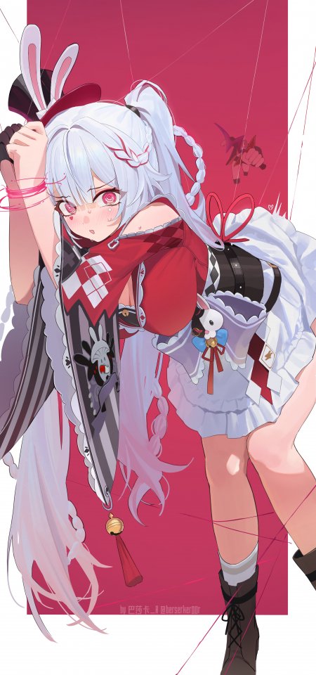 崩坏星穹铁道花火害羞兔耳少女动漫手机壁纸