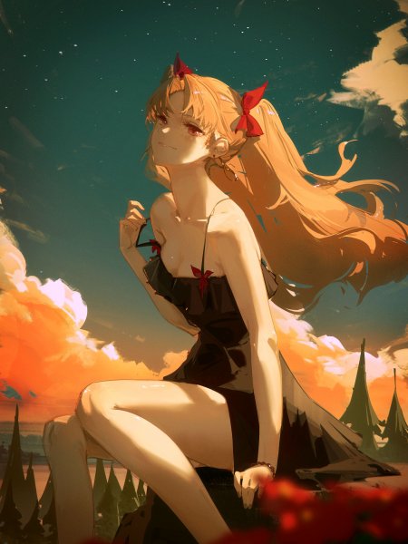 FGO艾蕾金发双马尾动漫少女手机壁纸