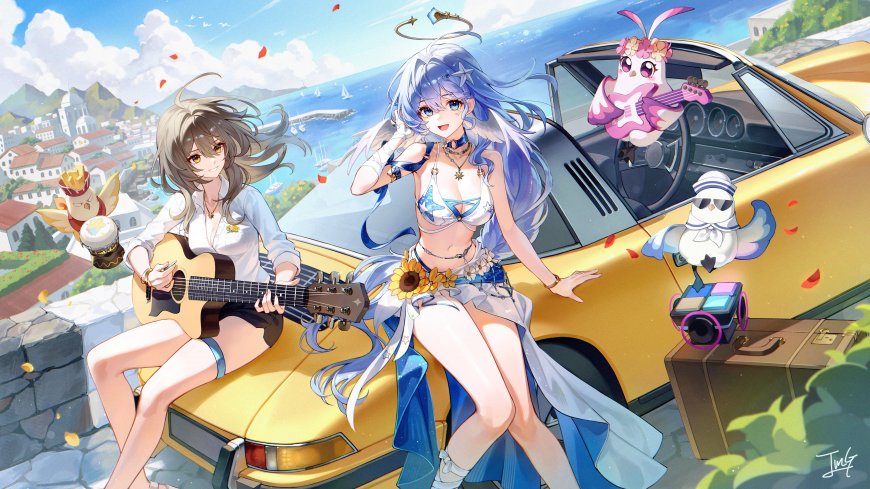 原神知更鸟与星的夏日演唱会动漫电脑壁纸